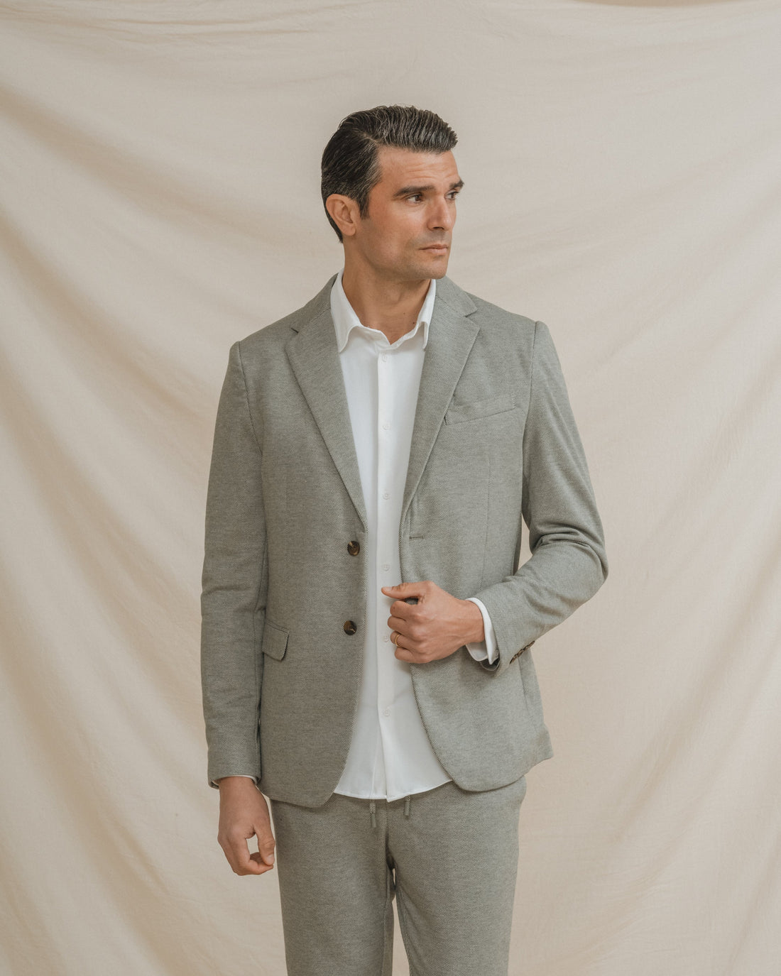 BLAZER CASUAL ESTRUCTURA VERDE
