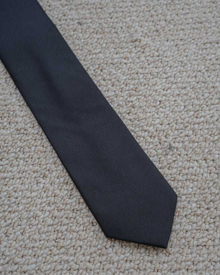 CORBATA BÁSICA CUADRILLÉ NEGRA