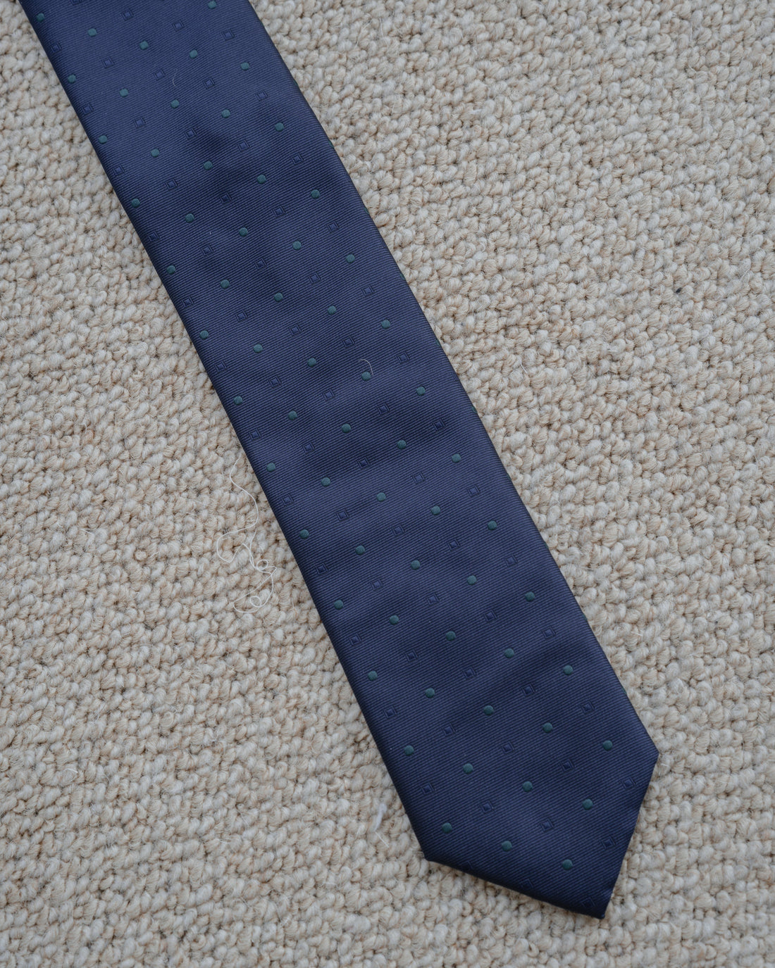 CORBATA AZUL TOPO BROCADO