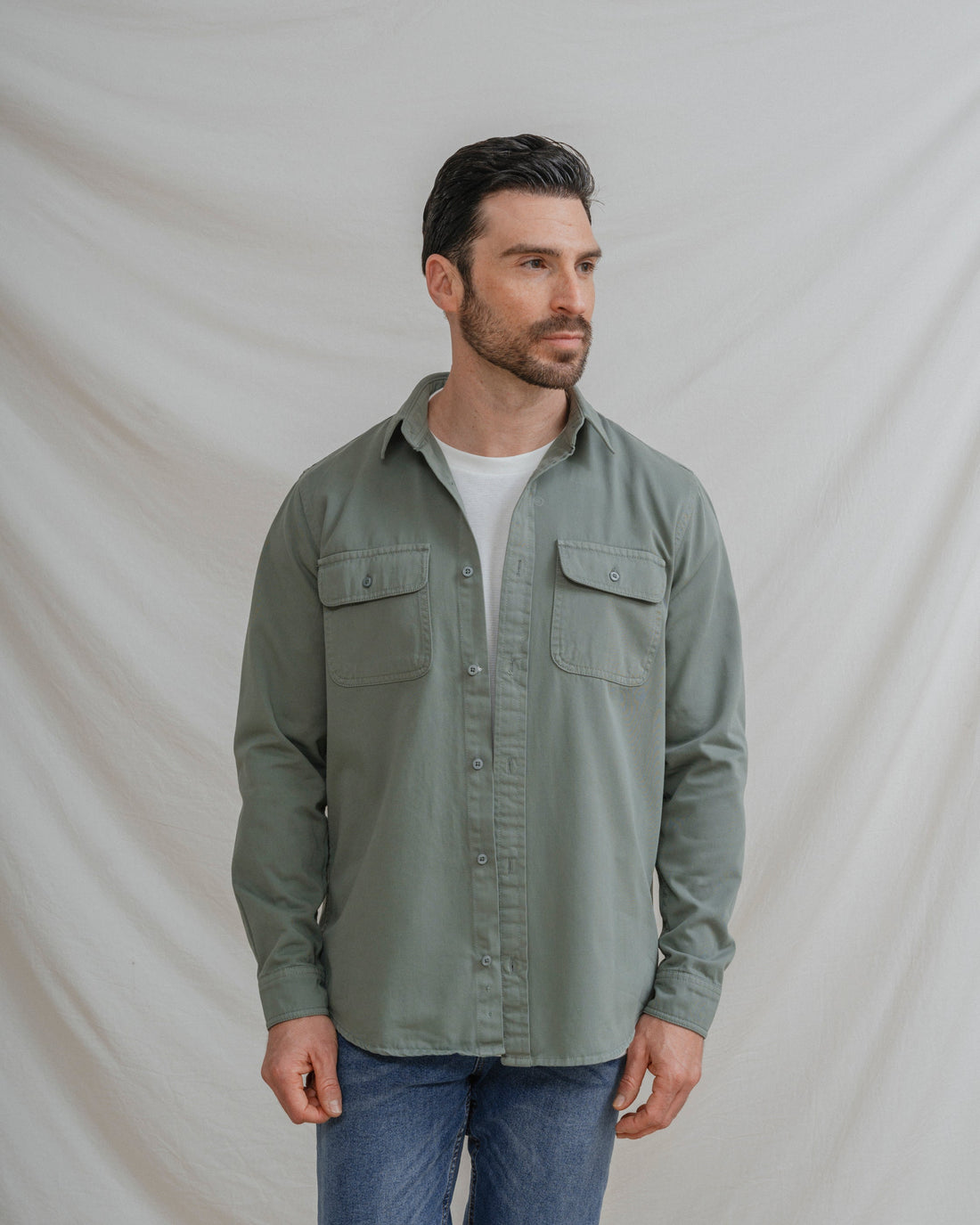 SOBRECAMISA VERDE