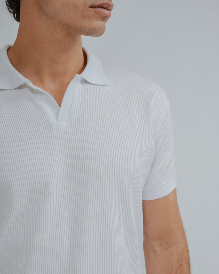 POLO CANALÉ BLANCO