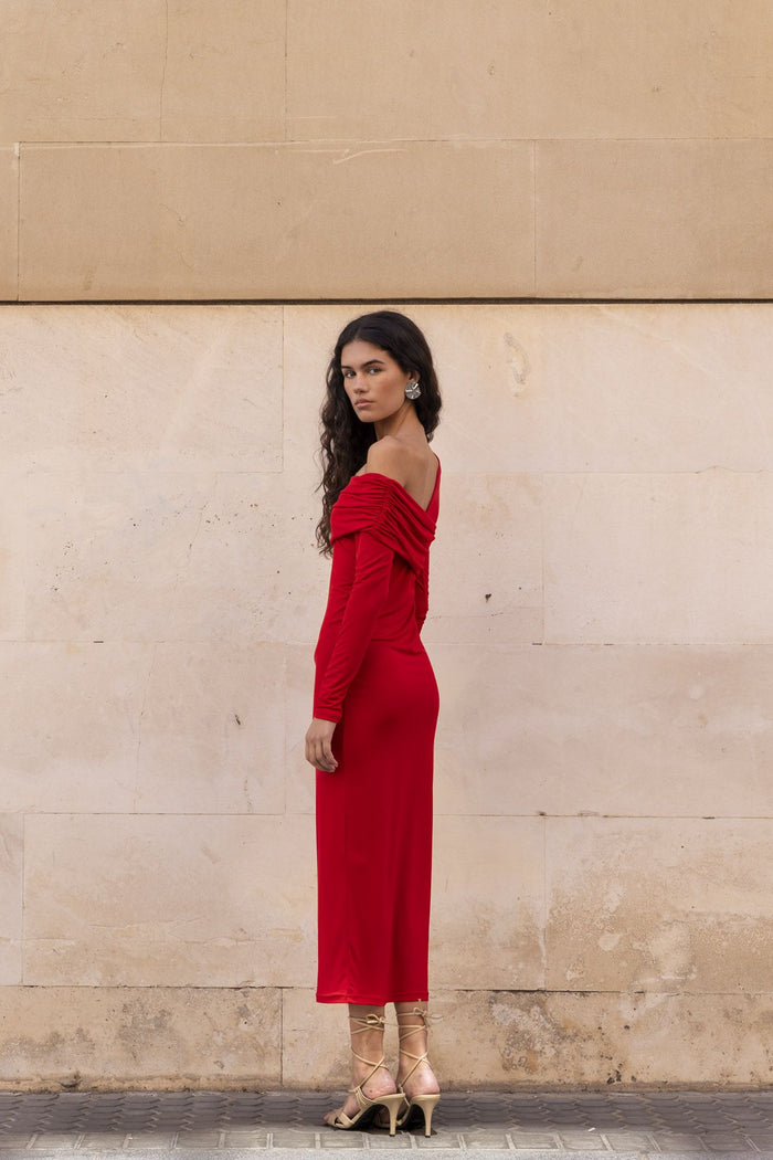 VESTIDO ASIMETRICO
